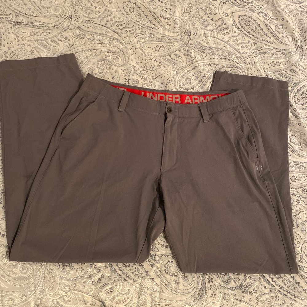 Men's Grey UA Golf Dress Pants